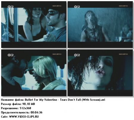 Bullet For My Valentine - Tears Don't Fall (Scream Version)