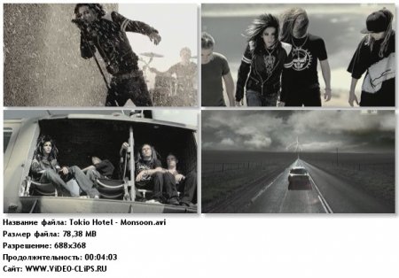 Tokio Hotel - Monsoon