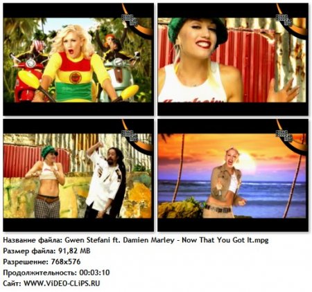 Gwen Stefani feat. Damien Marley - Now That You Got It