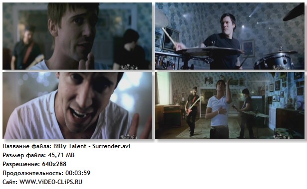 billy talent surrender