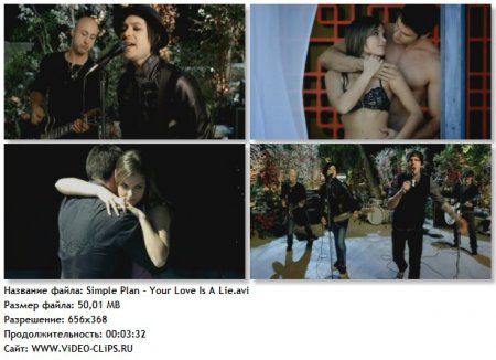 Simple Plan - Your Love Is A Lie