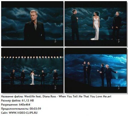 Westlife feat. Diana Ross - When You Tell Me That You Love Me