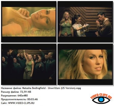 Natasha Bedingfield - Unwritten (US Version)