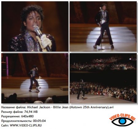Michael Jackson - Billie Jean (Motown 25th Anniversary)