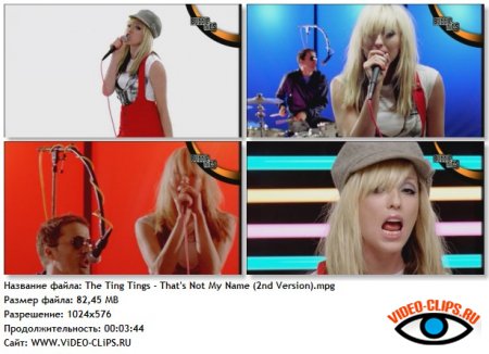 The Ting Tings - That's Not My Name (2nd Version)