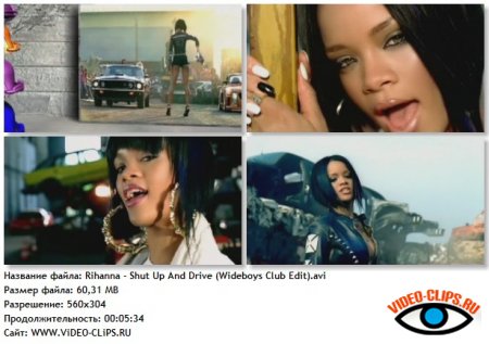 Rihanna - Shut Up And Drive (Wideboys Club Edit)