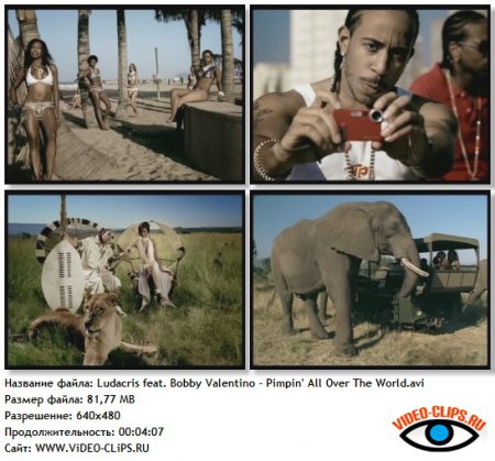 Ludacris feat. Bobby Valentino - Pimpin' All Over The World