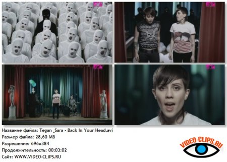 Tegan And Sara - Back In Your Head