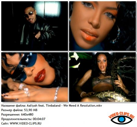 Aaliyah feat. Timbaland - We Need A Resolution
