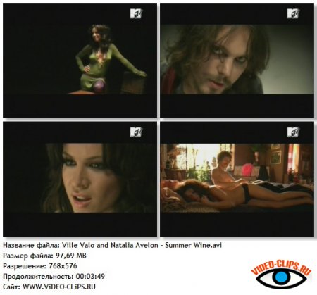 Ville Valo and Natalia Avelon - Summer Wine