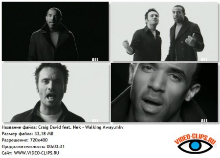 Craig David feat. Nek - Walking Away