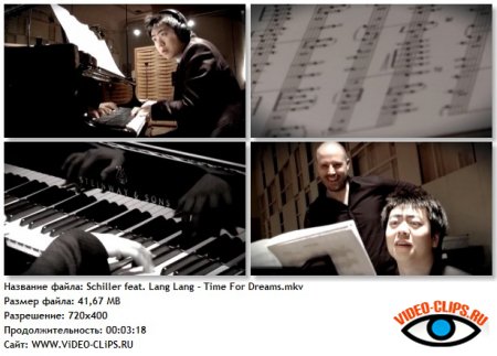 Schiller feat. Lang Lang - Time For Dreams
