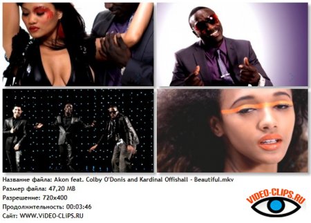 Akon feat. Colby O'Donis and Kardinal Offishall - Beautiful