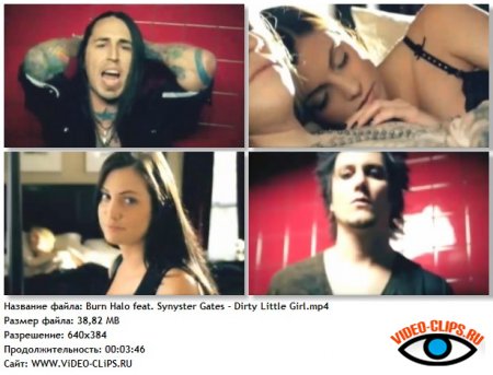 Burn Halo feat. Synyster Gates - Dirty Little Girl