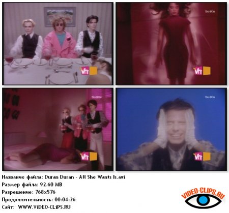 Duran Duran - All She Wants Is