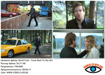 David Cook - Come Back To Me