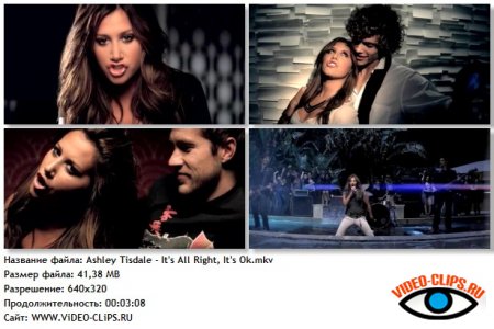 Ashley Tisdale - It's All Right, It's OK