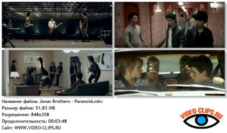 Jonas Brothers - Paranoid