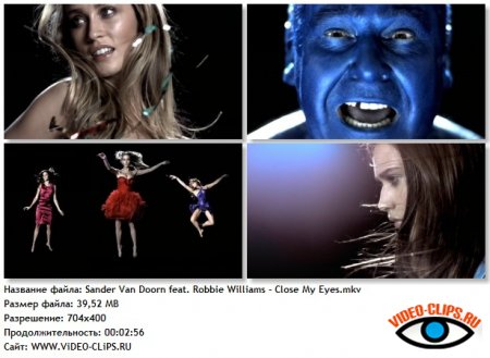 Sander Van Doorn feat. Robbie Williams - Close My Eyes